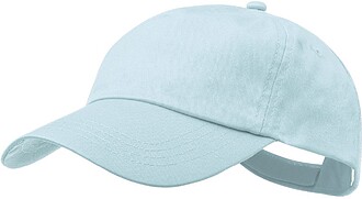 Boné Sport Algodão 5 Painéis. Fecho Velcro AZUL PASTEL S/...