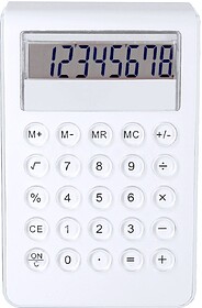 Calculadora Myd 8 Dígitos. Pilha Botão Incluída BRANCO S/...