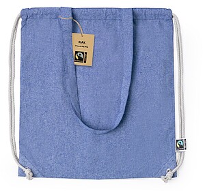 Mochila Saco Riak Fairtrade 100% Algodão Reciclado 140 g/ m...