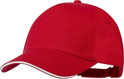 Boné Sandrok Poliéster RPET 5 Painéis. Fecho Velcro 20836