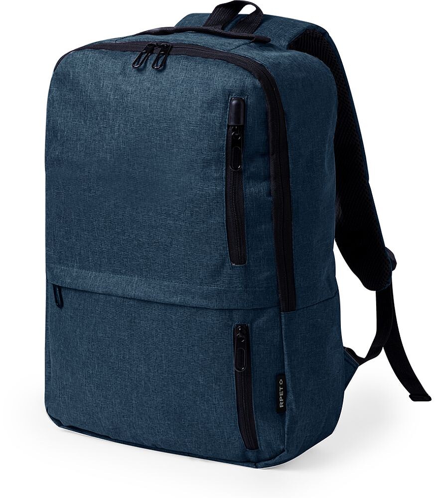 Mochila Ingria Poliéster 600D RPET Bolso Acolchoado para Portátil e Tablet. Parte Traseira e Alças Acolchoadas 20882