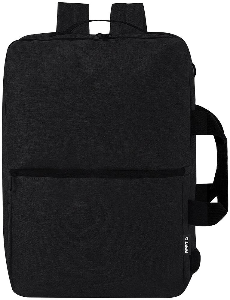 Mochila Pasta Porta-Documentos Makarzur Poliéster 600D RPET Bolso Acolchoado para Portátil. Parte Traseira e Alças Acolchoadas 21046