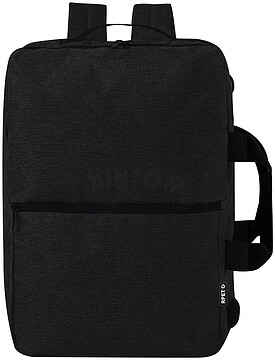Mochila Pasta Porta-Documentos Makarzur Poliéster 600D RPET Bolso Acolchoado para Portátil. Parte Traseira e Alças Acolchoadas 21046