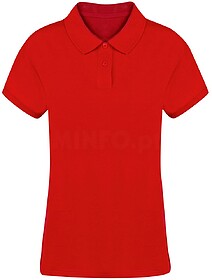 Polo Mulher Côr Koupan 100% Algodão Ring Spun, Pique 220 g...