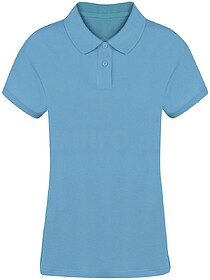 Polo Mulher Côr Koupan 100% Algodão Ring Spun, Pique 220 g...