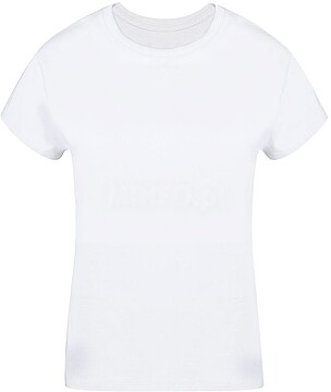 T-Shirt Mulher Branca Seiyo 100% Algodão Ring Spun, Single Jersey 160 g/ m2 21179