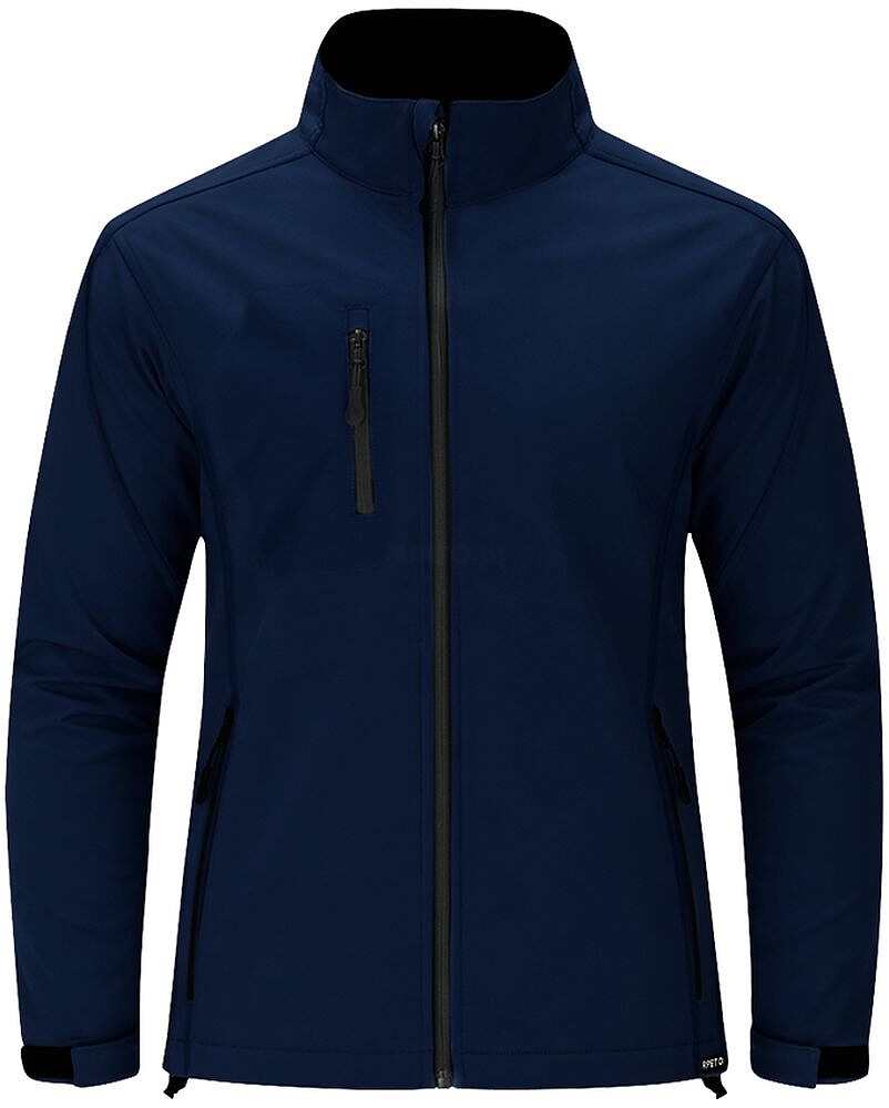 Casaco Grifter Tripla Camada. Exterior: Soft Shell, 94% Poliéster RPET/ 6% Elastano. Interior: 100% Poliéster Micropolar RPET. 340 g/ m2 Resistente ao Vento e à Água 21296
