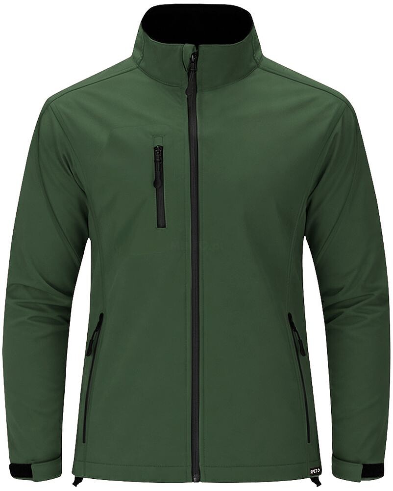 Casaco Grifter Tripla Camada. Exterior: Soft Shell, 94% Poliéster RPET/ 6% Elastano. Interior: 100% Poliéster Micropolar RPET. 340 g/ m2 Resistente ao Vento e à Água 21296