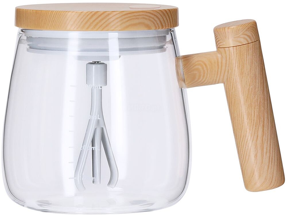 Caneca Misturadora Rydian Vidro Borossilicato/ ABS 400 ml. 2 Pilhas AAA Não Incluídas 21345