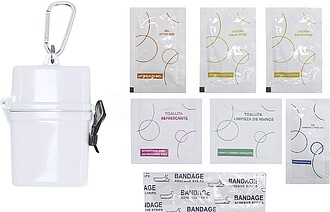 Kit de Praia Dambury 8 Acessórios BRANCO S/T