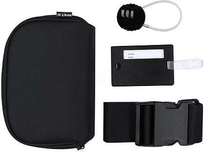 Set Viagem Biccap 3 Acessórios. Bolsa Poliéster 21507