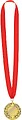 Medalha Binea Metal/ Poliéster 21541