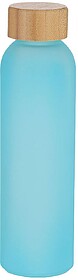 Garrafa Tistak Vidro Reciclado/ Bambu 500 ml AZUL S/T