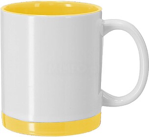 Caneca Sublimação Rayar Cerâmica 350 ml AMARELO S/T