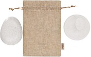 Set Puxar Palha de Trigo Escova Desembaraçadora. Emulsionante. Bolsa Poliéster 21579