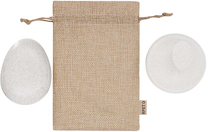 Set Puxar Palha de Trigo Escova Desembaraçadora. Emulsionante. Bolsa Poliéster 21579