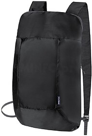 Mochila Dobrável Redrax Poliéster 210D RPET PRETO S/T