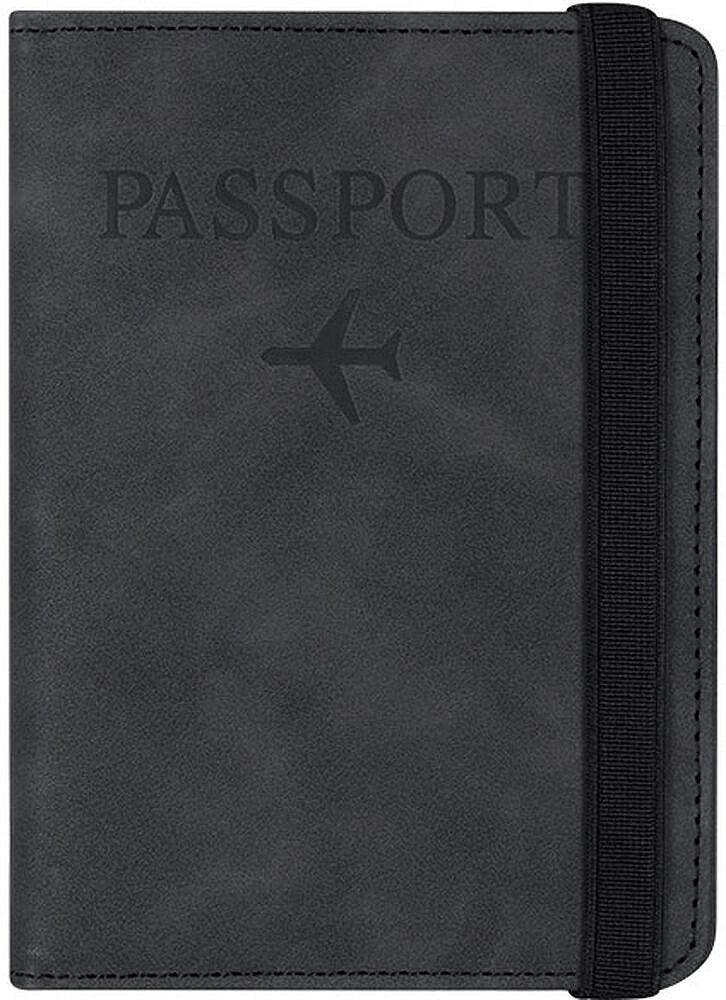 Bolsa Passaporte Jemax PU Reciclada Protetor RFID. 6 Compartimentos 21665