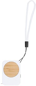 Fita Métrica Neuver 1m Bambu/ ABS 1 Led. Pilhas Botão Incl...