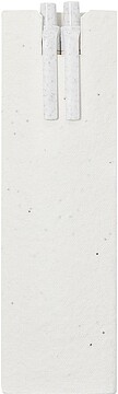 Set Darklin Pacotes de Leite Reciclados/ Palha de Trigo Esferográfica e Lápis Eterno. Bolsa Papel de Semente. Sementes de Petúnia. Flores Cores Sortidas 21705