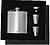 Frasco Almaz Aço Inox Reciclado 175 ml. 4 Acessórios 21726 - imagem 1