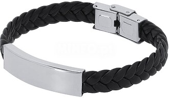 Pulseira Mubark Pele Sintética PRATA S/T