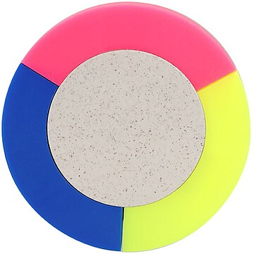 Marcador Salmar Palha de Trigo Escrita 3 Cores 21797
