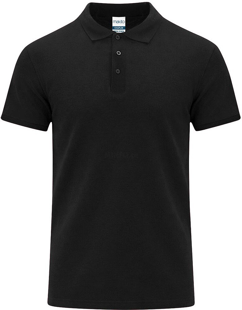 Polo Adulto Cor Chaplin 100% Algodão Ring Spun, Piqué 200 g/ m2 21836