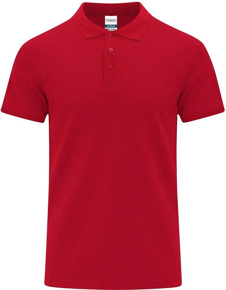 Polo Adulto Cor Chaplin 100% Algodão Ring Spun, Piqué 200 g/ m2 21836
