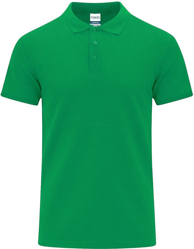 Polo Adulto Cor Chaplin 100% Algodão Ring Spun, Piqué 200 g/ m2 21836