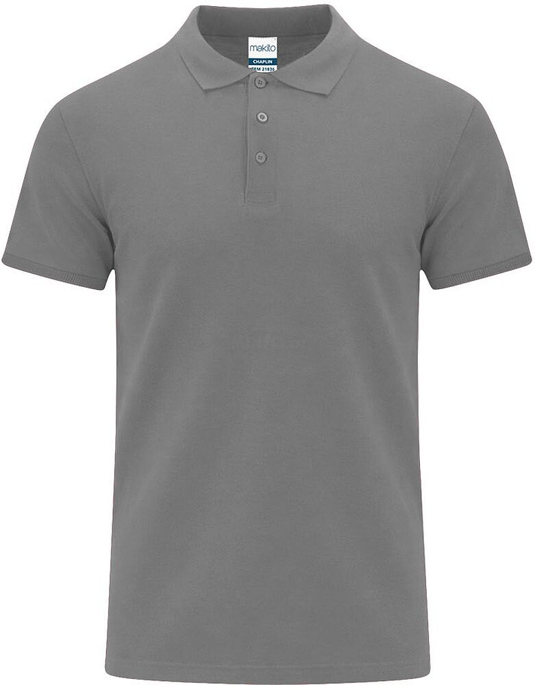 Polo Adulto Cor Chaplin 100% Algodão Ring Spun, Piqué 200 g/ m2 21836