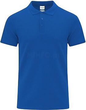Polo Adulto Cor Chaplin 100% Algodão Ring Spun, Piqué 200 g/ m2 21836