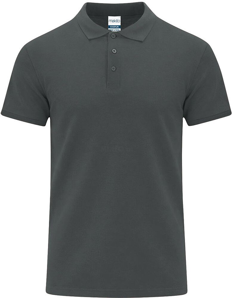 Polo Adulto Cor Chaplin 100% Algodão Ring Spun, Piqué 200 g/ m2 21836