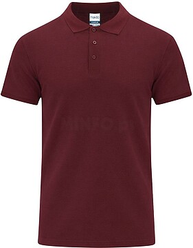 Polo Adulto Cor Chaplin 100% Algodão Ring Spun, Piqué 200 g/ m2 21836