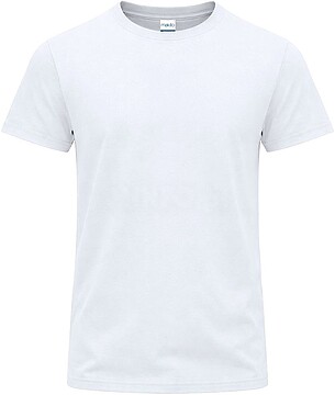 T-Shirt Adulto Branca Perkins 100% Algodão Ring Spun, Single Jersey 190 g/ m2 21841
