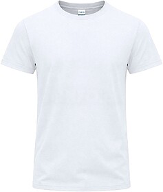 T-Shirt Adulto Branca Perkins 100% Algodão Ring Spun, Singl...