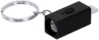 Isqueiro Elétrico Porta-Chaves Parris Alumínio Conexão Ti...