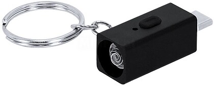 Isqueiro Elétrico Porta-Chaves Parris Alumínio Conexão Tipo C 21873