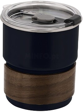 Copo Gasking Aço Inox/ Madeira 250 ml 21902