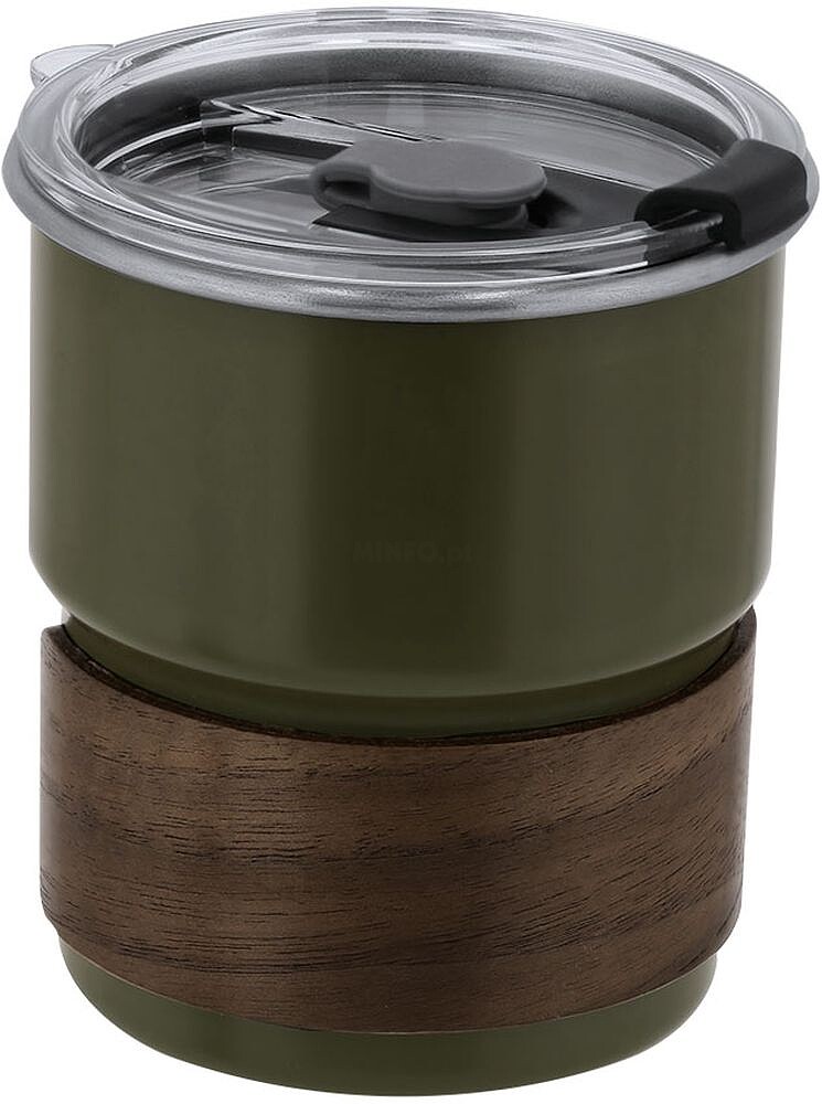 Copo Gasking Aço Inox/ Madeira 250 ml 21902