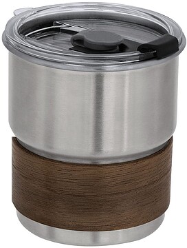 Copo Gasking Aço Inox/ Madeira 250 ml 21902