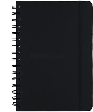 Caderno Pusik PU Reciclado Capa Rígida. 80 Folhas 21903
