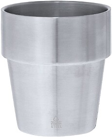 Copo Mayden Aço Inox Reciclado 250 ml PRATA S/T