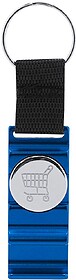 Porta-Chaves Moeda Nevin Alumínio AZUL S/T
