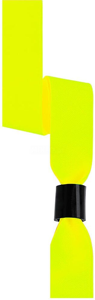 Pulseira Fluorescente Clasmy Poliéster/ ABS Ajustável. Fecho Segurança 21942