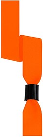 Pulseira Fluorescente Clasmy Poliéster/ ABS Ajustável. Fec...