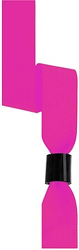 Pulseira Fluorescente Clasmy Poliéster/ ABS Ajustável. Fecho Segurança 21942