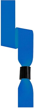 Pulseira Fluorescente Clasmy Poliéster/ ABS Ajustável. Fecho Segurança 21942