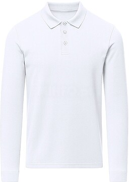 Polo Adulto Branco Charlot 100% Algodão Ring Spun, Piqué 220 g/ m2 21961