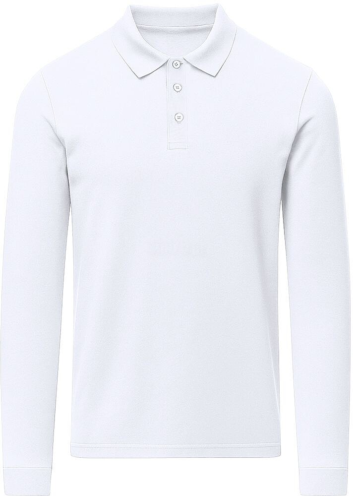 Polo Adulto Branco Charlot 100% Algodão Ring Spun, Piqué 220 g/ m2 21961